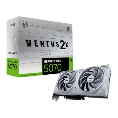 MSI RTX 5070 12G Ventus 2X OC White G5070-12V2CW 192 Bit GDDR7 12 GB Ekran Kartı