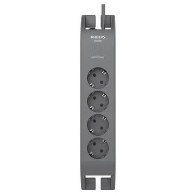 Philips SPN3140A/62 2400 Joule Anahtarlı 2 m 4'lü Akım Korumalı Priz