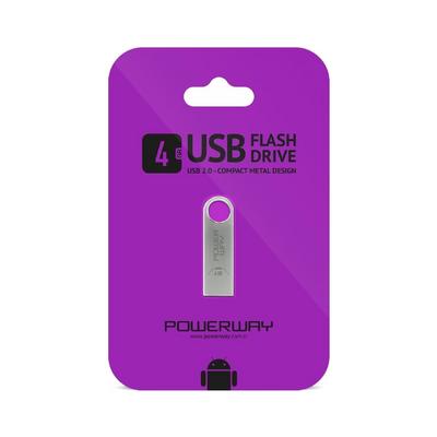 Powerway 4 Gb Metal Flash Bellek