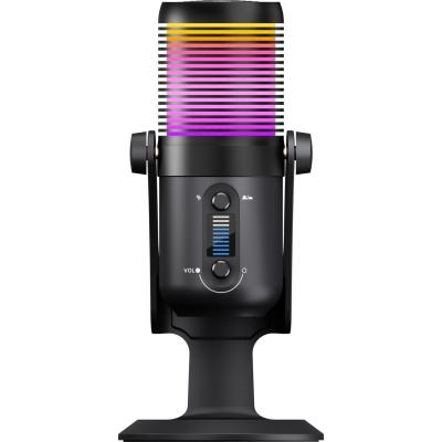 Rampage DİYEZ Siyah RGB Ses Göstergeli Masaüstü Mikrofon