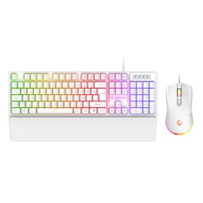 Rampage KM-RX7 Fortuna V2 Beyaz Kablolu Oyuncu Klavye Mouse Seti