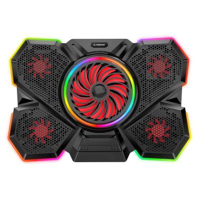 RAMPAGE S47 COOLFLOW 5 ADET KIRMIZI LED FAN 1 USB 7 FARKLI KADEME AYARI 10 17.3 NOTEBOOK SOĞUTUCU STAND