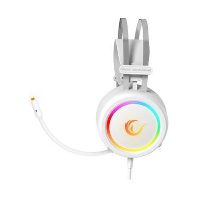 Rampage Stormy Beyaz RGB 7.1 USB Kablolu Kulak Üstü Oyuncu Kulaklığı