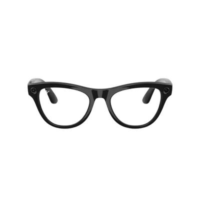 RAY-BAN META SKYLER (2.NESİL) PARLAK SİYAH CLEAR CAM