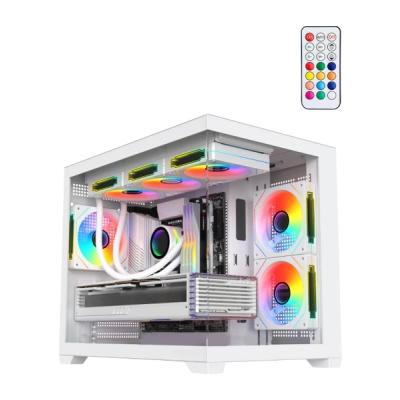 REVENGE TERRANOVA KUMANDALI 6 RGB FANLI NOVA BEYAZ MİDİ TOWER CAM PANEL GAMİNG OYUNCU BİLGİSAYAR KASASI