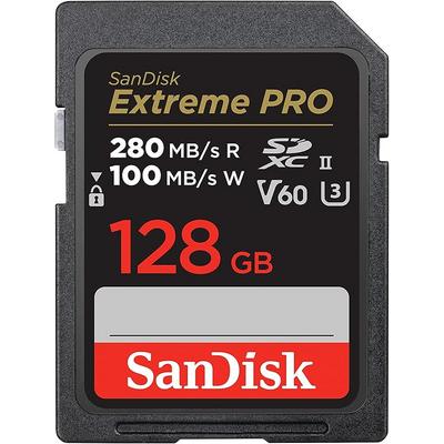 SanDisk Extreme Pro SDSDXEP-128G-GN4IN UHS-II U3 V60 128 GB Hafıza Kartı