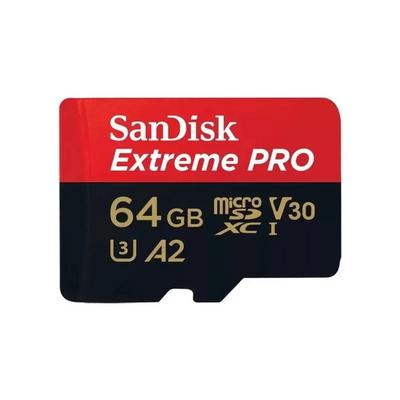 SanDisk Extreme Pro SDSQXCU-064G-GN6MA Class 10 UHS-I U3 A2 V30 64 GB Micro SD Kart