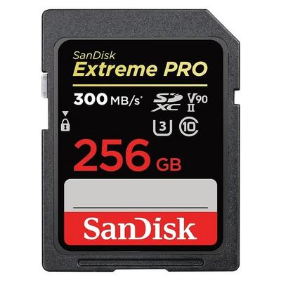 SanDisk Extreme Pro 256gb 300mb/s V90 UHS-II SDXC Hafıza Kartı