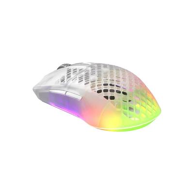 SteelSeries Aerox 3 Snow RGB Şarjlı Ergonomik Optik Kablosuz Oyuncu Mouse
