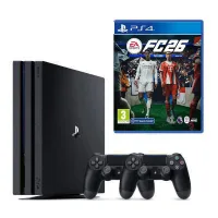 **TEŞHİR** SONY PS4 PRO 1TB 4K + 2.KOL + FC 26 BUNDLE PAKET