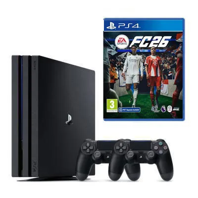 **TEŞHİR** SONY PS4 PRO 1TB 4K + 2.KOL + FC 26 BUNDLE PAKET