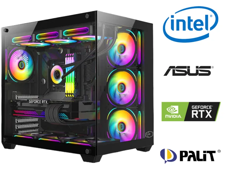  İNTEL CORE İ5 12400F+16GB RAM+512GB M2+RTX 4060 OYUNCU BİLGİSAYARI