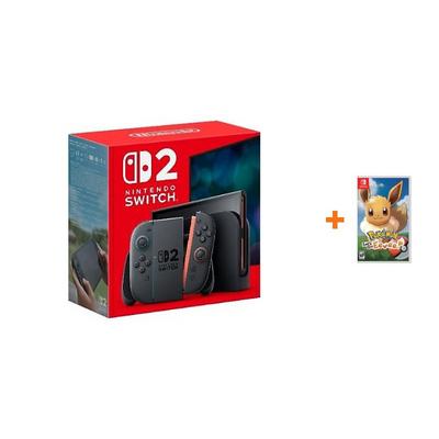 Nintendo Switch 2 Oyun Konsolu + Nintendo Switch Pokemon Lets Go Eevee! Oyun