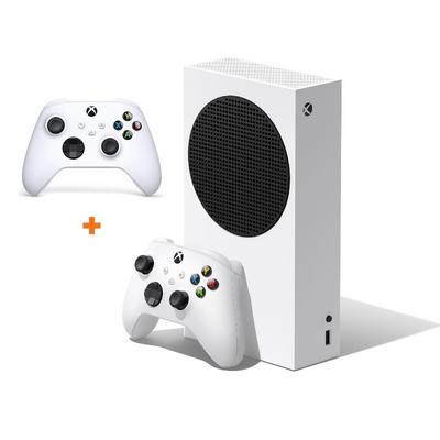 Microsoft Xbox Series S 512 GB SSD Beyaz Oyun Konsolu + Xbox Series 9. Nesil Beyaz 2.Kol