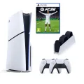 SONY PLAYSTATİON 5 PS5 SLIM CD Lİ + 2.KOL + FC 25 OYUNU + SONY ŞARJ İSTASYONU