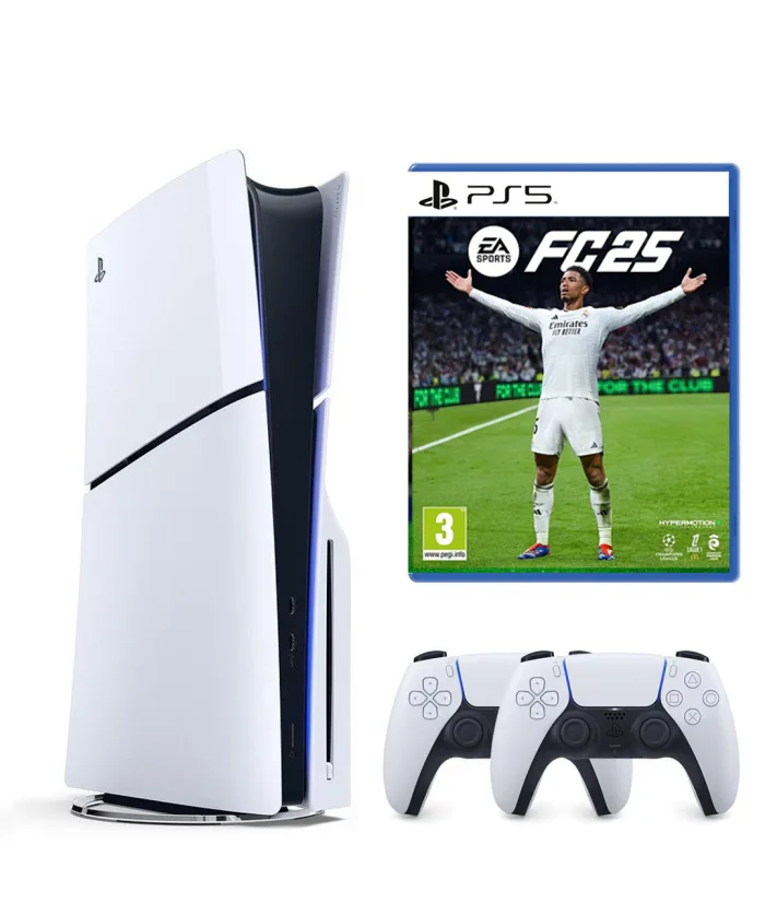 SONY PLAYSTATİON 5 PS5 SLIM CD Lİ + 2.KOL + FC 25 OYUNU (İTHALATÇI GARANTİLİ)