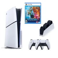 SONY PS5 PLAYSTATİON 5 SLİM CD Lİ 1TB KONSOL  + 2. KOL + SONY PS5 DUALSENSE CHARGİNG STATİON + MİNE CRAFT PS5 OYUN