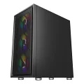 1ST PLAYER AR7 SİYAH 650W 80+ ARGB 4X12CM FAN TEMPERLİ CAM MESH USB 3.0 ATX KASA