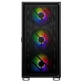 1ST PLAYER AR7 SİYAH 650W 80+ ARGB 4X12CM FAN TEMPERLİ CAM MESH USB 3.0 ATX KASA