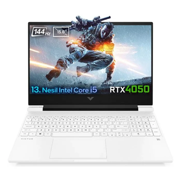2. EL HP VİCTUS 15-FA1035NT 7N9V4EA İ5-13500H 16 GB 512 GB SSD RTX4050 15.6" FULL HD BEYAZ GAMİNG LAPTOP (3 AY GARANTİ)