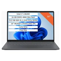 2. El Lenovo IdeaPad Slim 3 16IRH10 83K2001WTR i7-13620H 16 GB 512 GB SSD UHD Graphics 16" WUXGA Notebook (06.08.2027 Tarihine kadar garanti)