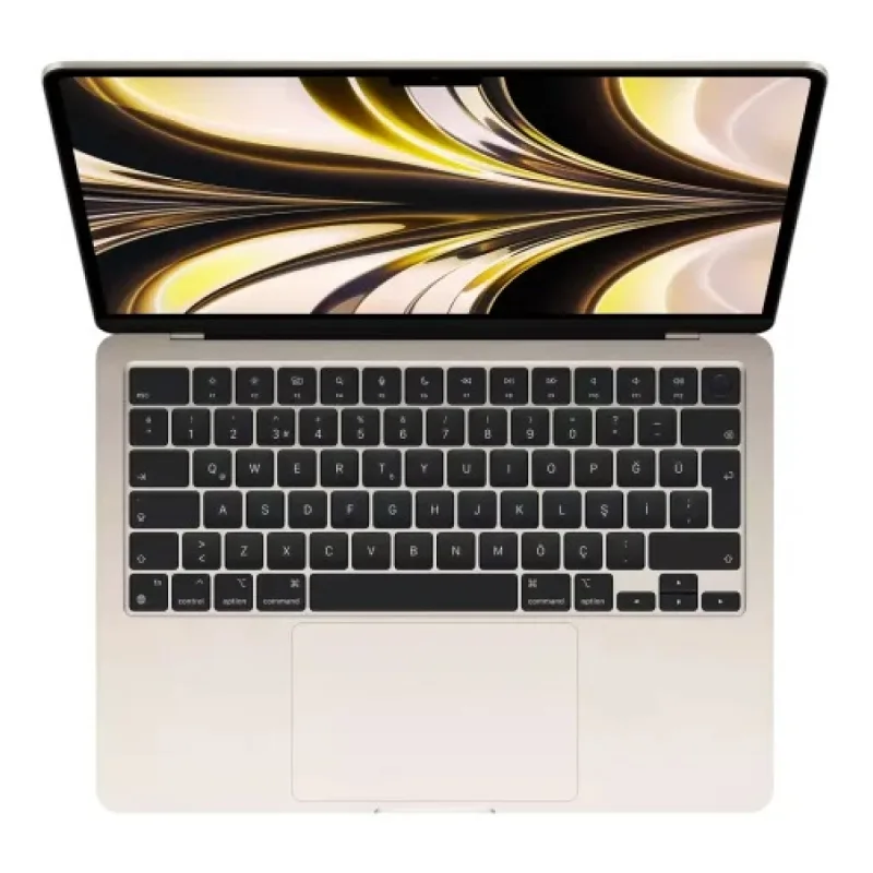2. EL Apple MacBook Air M2 - 16 GB - 256 GB SSD - 13.6" MC7W4TU/A Yıldız Işığı (19 AY GARANTİ 130 Pil Devri)