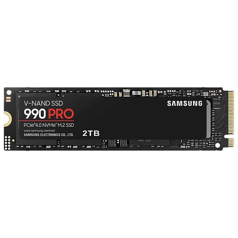 2.El Samsung 990 PRO 2 TB 7450-6900MB-S NVME M.2 SSD (MZ-V9P2T0BW)