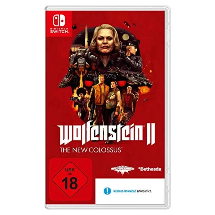 2.EL NINTENDO SWITCH OYUN WOLFENSTEIN THE NEW COLOSSUS
