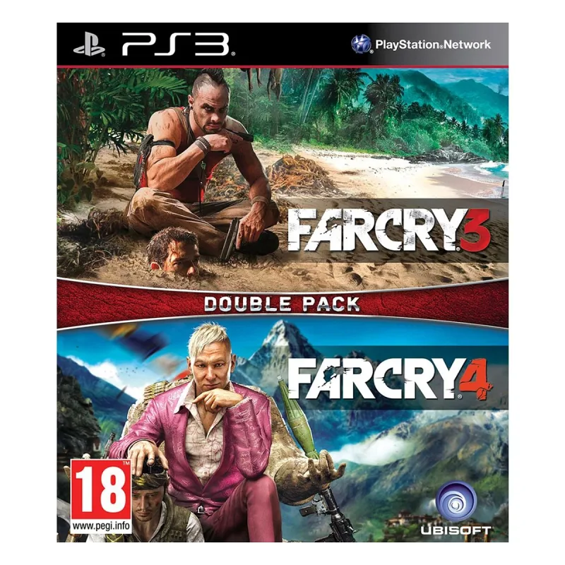 2.EL PS3 OYUN FARCRY 3+FAR CRY 4 BUNDLE PACK