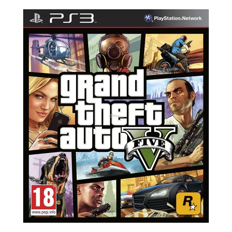 2.EL PS3 Grand Theft Auto 5 Oyun (Gta 5)