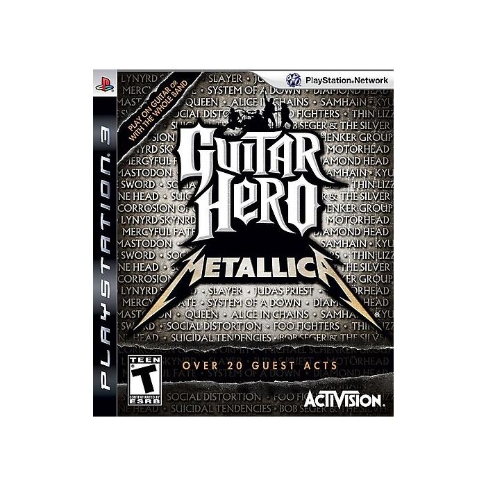 2.EL PS3 OYUN GUITAR HERO METALLICA Ucuzbudur