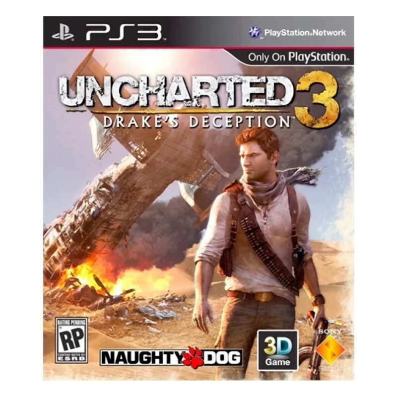 2.EL PS3 OYUN UNCHARTED 3 DRAKES DECEPTION