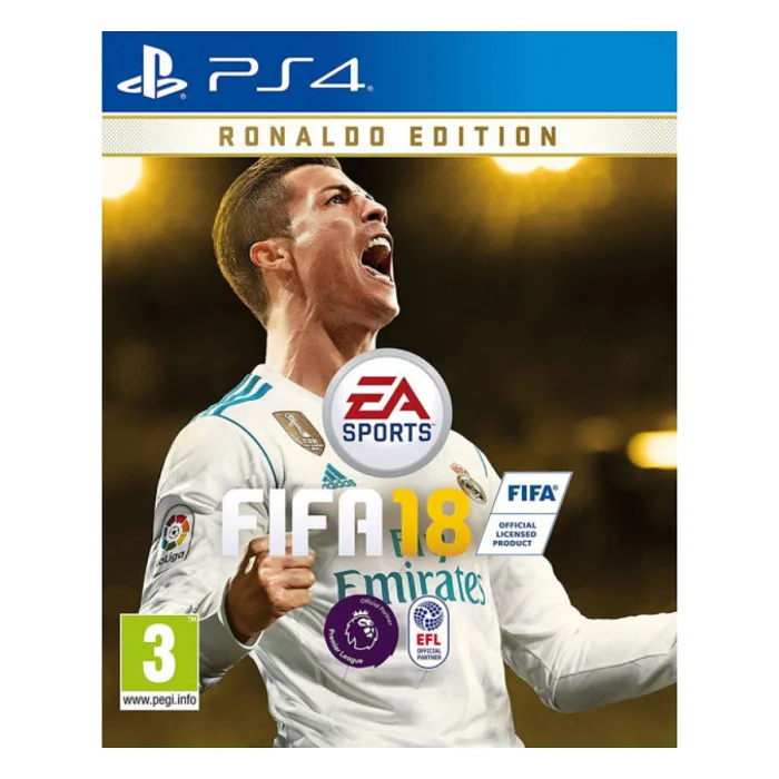 2.EL PS4 OYUN FIFA 18 RONALDO EDITION