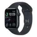 2.EL APPLE WATCH SERİES SE 2. NESİL GPS 44MM GECE YARISI ALÜMİNYUM KASA VE SPOR KORDON