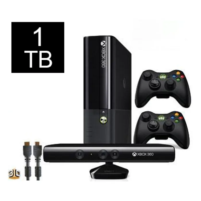 2.EL MICROSOFT XBOX 360 1TB + 2.KOL + JTAG + KINECT SENSÖR + 220 ADET OYUN YÜKLÜ