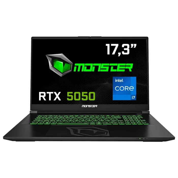 2.EL MONSTER Abra A7 V16.2.2 Intel Core i7 13700HX 32 GB RAM 1 TB SSD 8 GB RTX 5050 FreeDOS 17,3" FHD 144 Hz