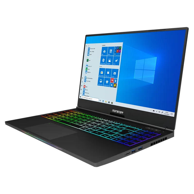 2.EL MONSTER TULPAR T5 V21.1.2 İ7-10750H - 16 GB - 256 GB SSD - RTX2060 15.6'' FULL HD GAMİNG LAPTOP (3 AY GARANTİ)