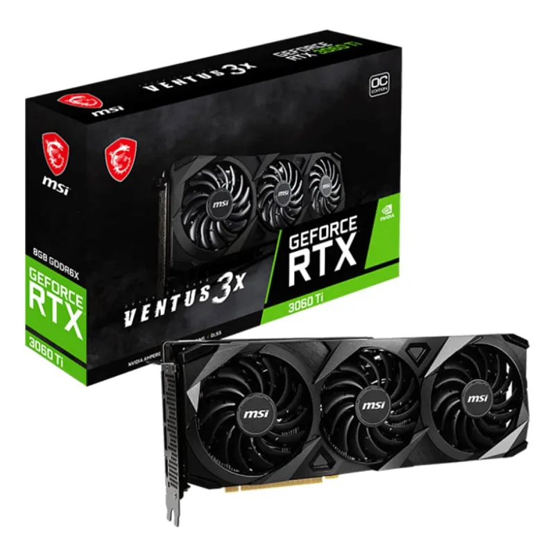 2.EL MSI GEFORCE RTX 3070 VENTUS 3X OC 8GB GDDR6 256 BİT EKRAN KARTI