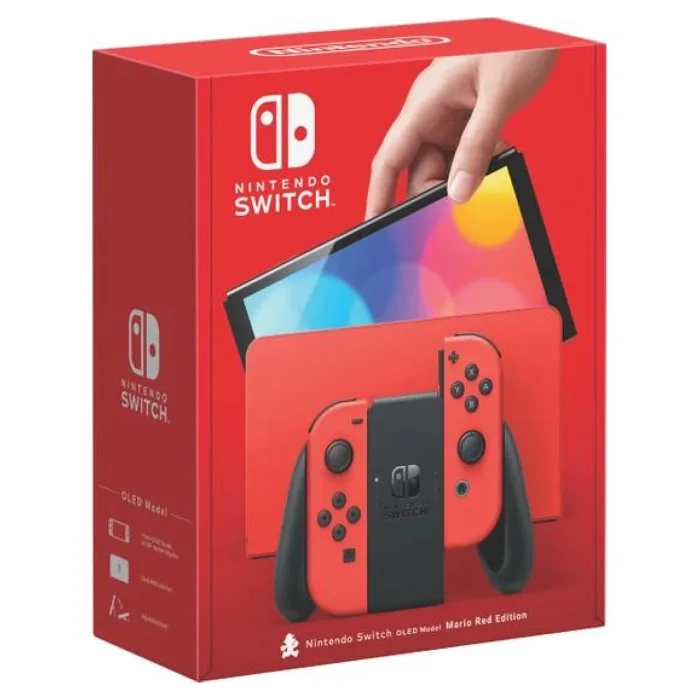 2.EL NINTENDO SWITCH OLED MARİO RED EDITION OYUN KONSOLU