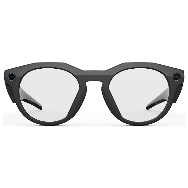 2.EL OAKLEY META HSTN BLACK CLEAR LENS/00W8002