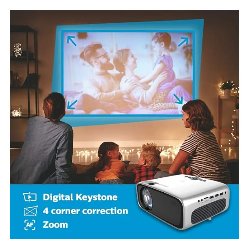 2.EL Philips NeoPix Ultra 2 Plus NPX645 Full HD Wi-Fi LED Projeksiyon Cihazı