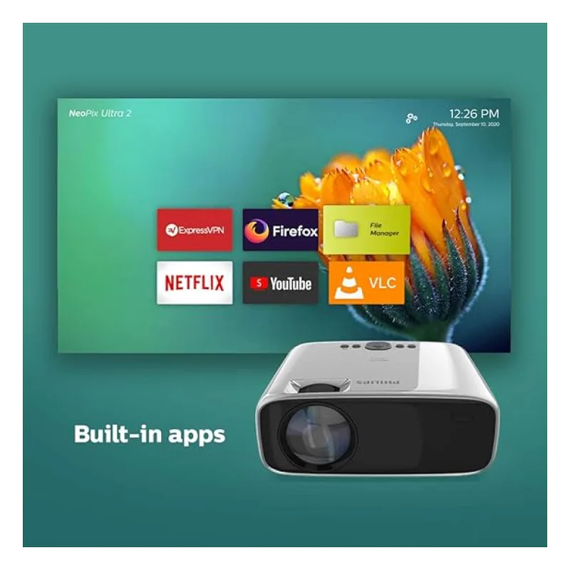 2.EL Philips NeoPix Ultra 2 Plus NPX645 Full HD Wi-Fi LED Projeksiyon Cihazı