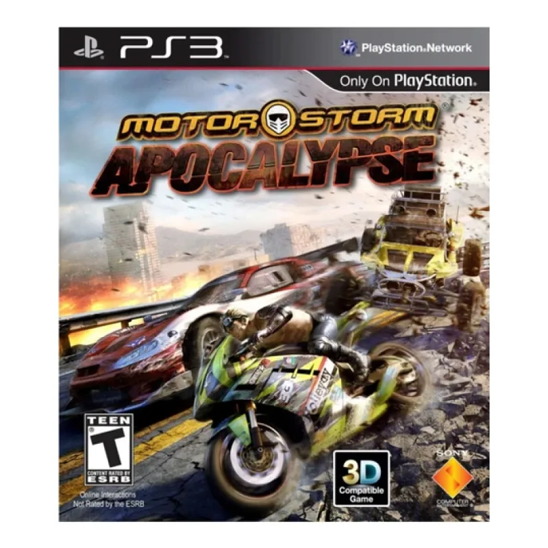 2.EL PS3 MotorStorm Apocalypse Oyun
