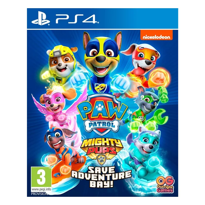 2.EL PS4 PAW Patrol Mighty Pups Save Adventure Bay Oyun