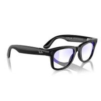 2.EL RAYBAN META WAYFARER AKILLI GÖZLÜK SİYAH ŞEFFAF MAVİ IŞIK FİLTRELİ