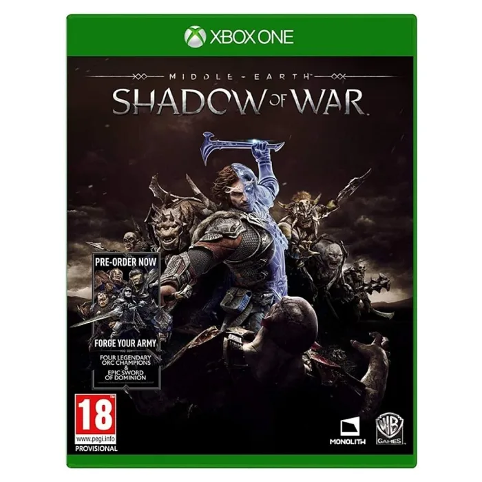2.EL Xbox One Middle Earth Shadow Of War Oyun