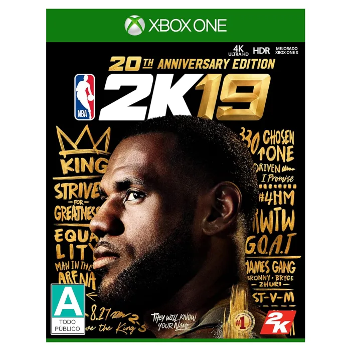 2.EL Xbox One NBA 2K19 20th Anniversary Edition Oyun