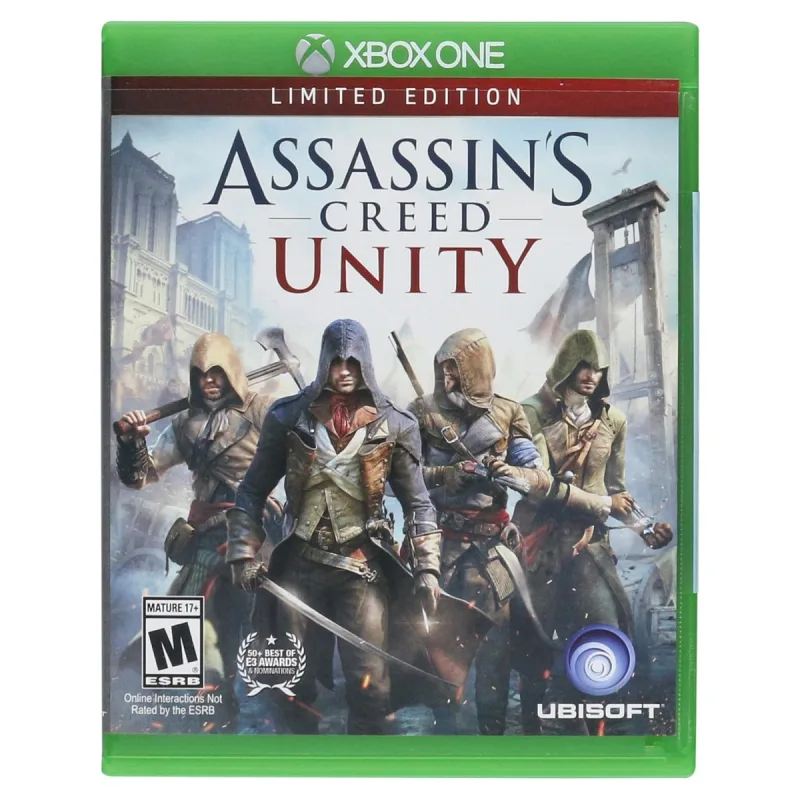 2.EL XBOX ONE OYUN ASSASSIN'S CREED UNITY LIMITED EDITION