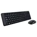 LOGITECH MK220 WIRELESS SİYAH KLAVYE MOUSE SET 920-003163