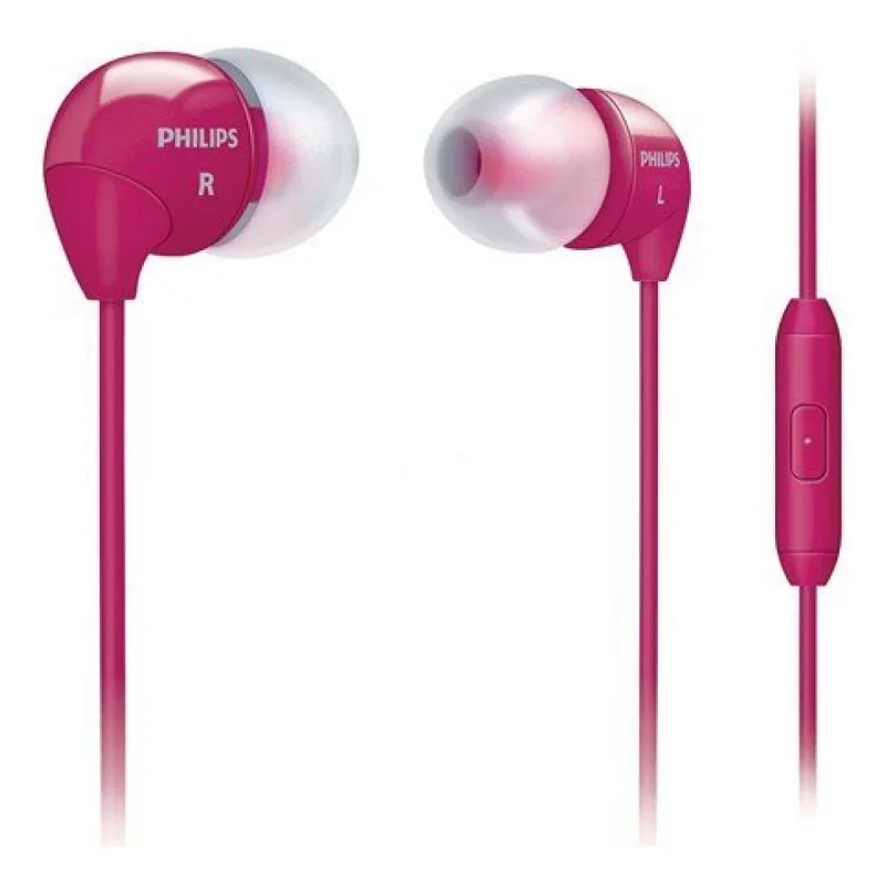 PHILIPS SHE3595PK/00 PEMBE BASS SOUND MİKROFONLU KULAKİÇİ KULAKLIK